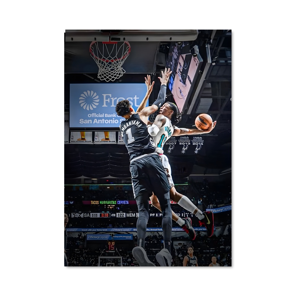 Poster Saut Majestueux Basket Esprit vibrant